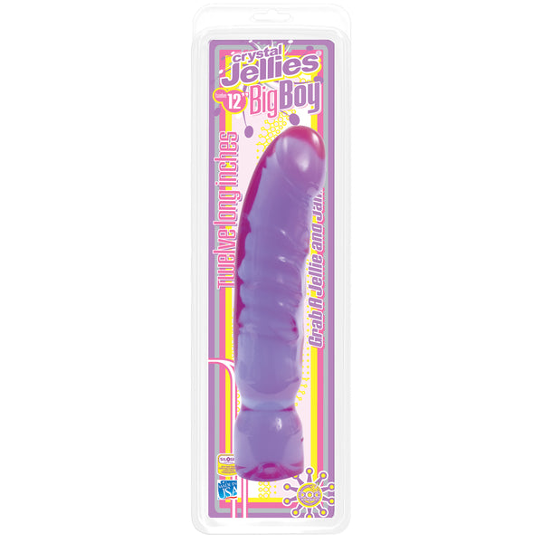 Crystal Jellies Big Boy Purple 12 inch