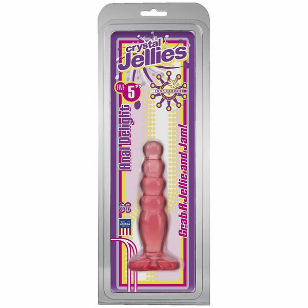 Crystal Jellies 5 inch Anal Delight - Pink