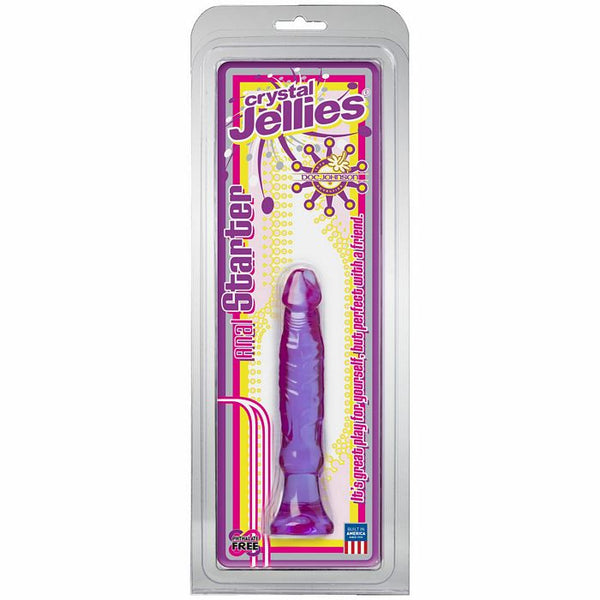 Crystal Jellies 6 inch Anal Starter - Purple