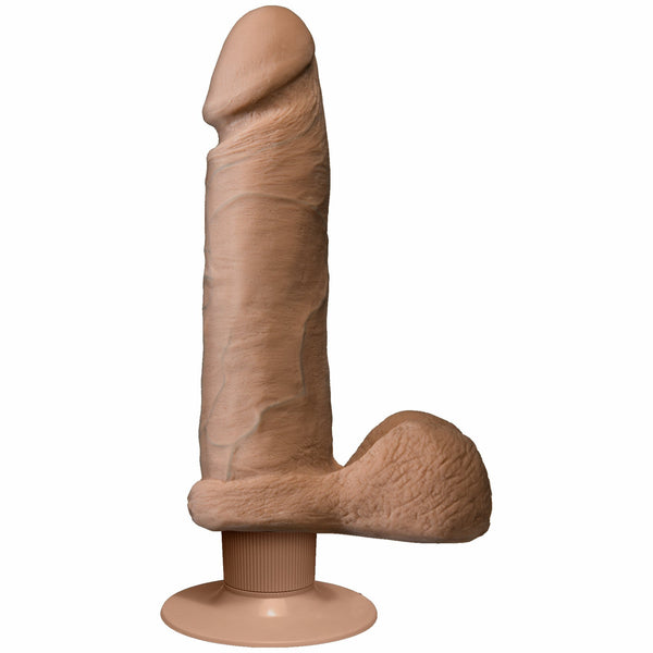 Realistic Cock - UR3 Ultraskyn Vibrating 8 inch Brown