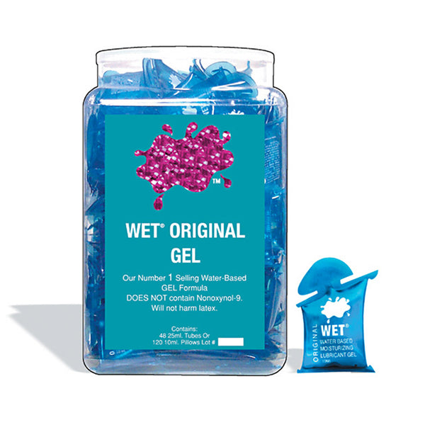 Wet Original Gel 10ml Pillows (120/Bowl)