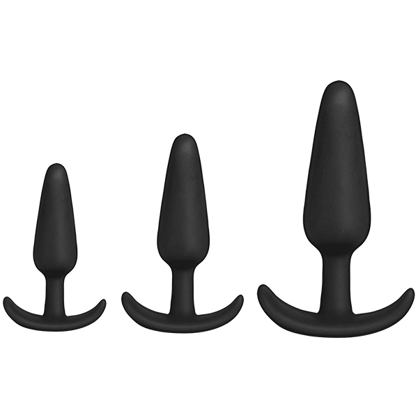 Mood Naughty 1 Anal Trainer Set - Black Set of 3