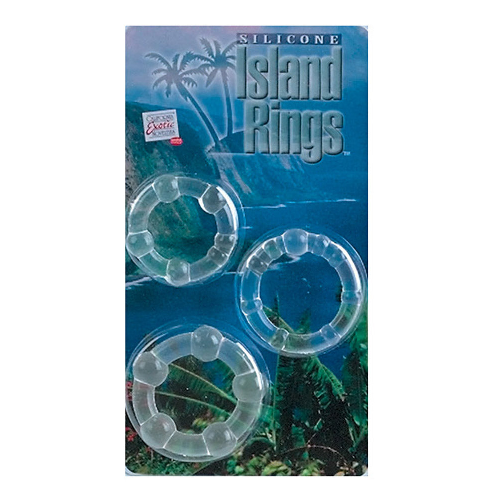 California Exotic Island Rings - Clear