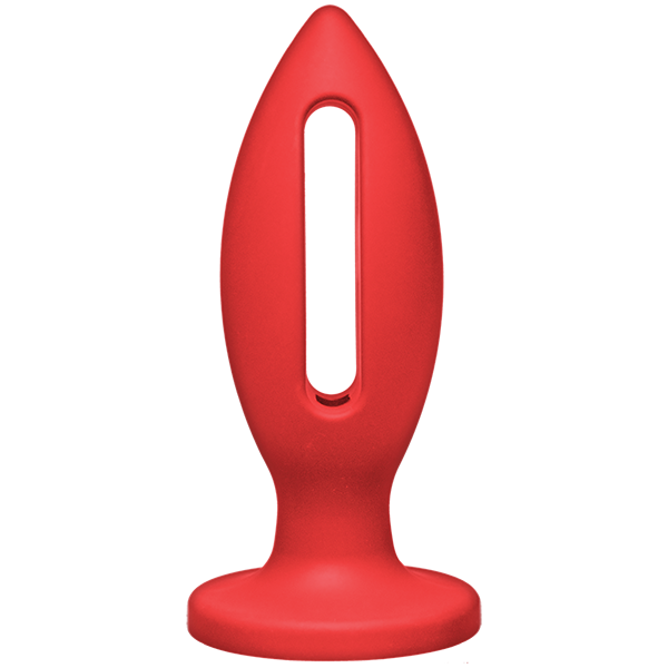 Kink Wet Works 5 inch Silicone Lube Luge Plug - Red