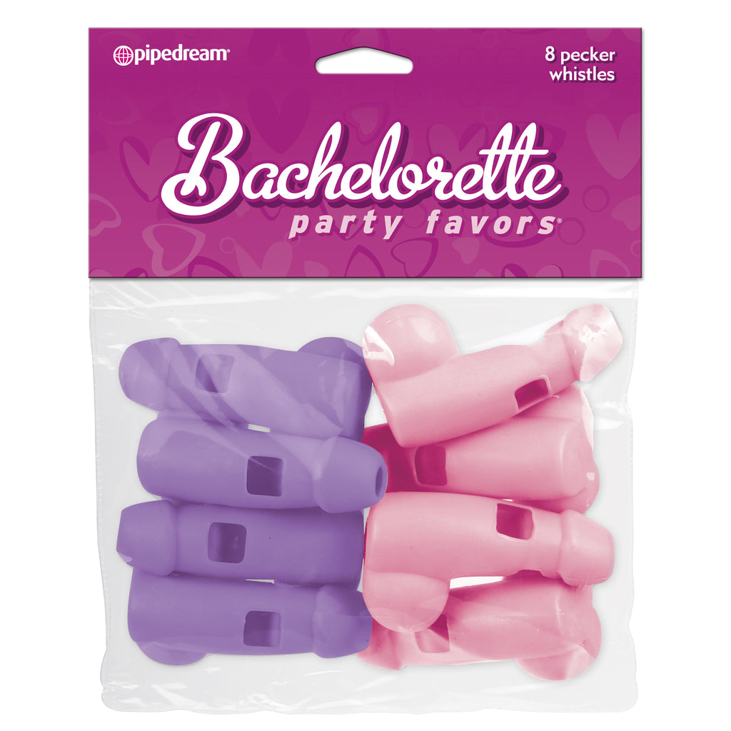 Pipe Dreams Bachelorette Party Favors Pecker Whistles - 8pc.