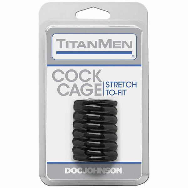 Titanmen Tools Cock Cage - Black