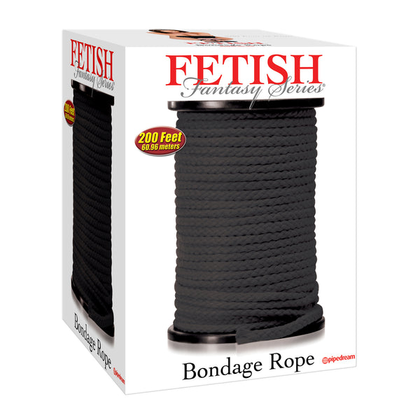 Pipe Dreams Fetish Fantasy Series Bondage Rope Black