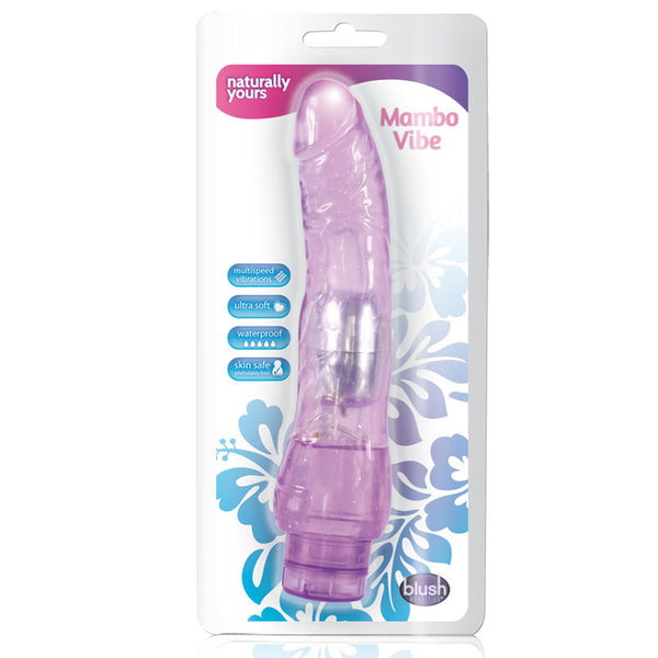 Blush Mambo Vibrating Dong (Purple)