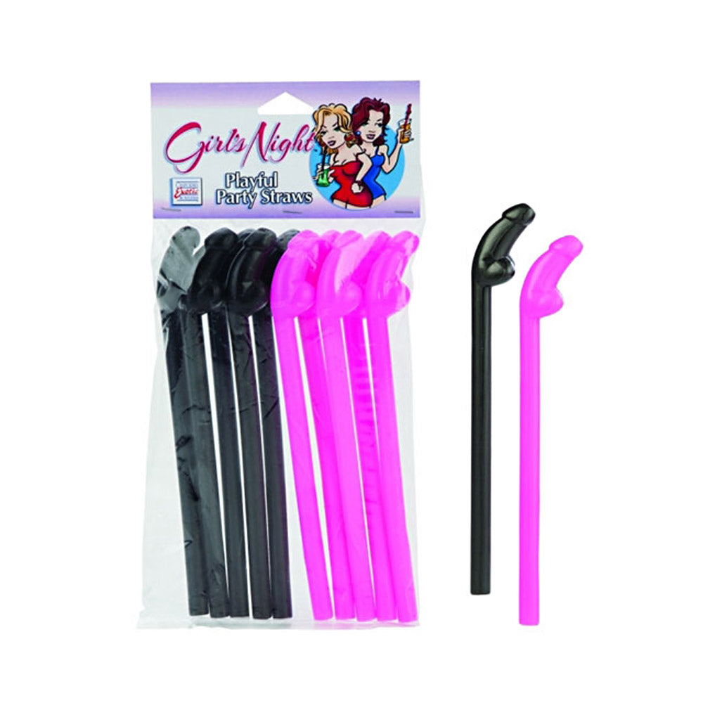 California Exotic Girl's Night Playful Party Straws