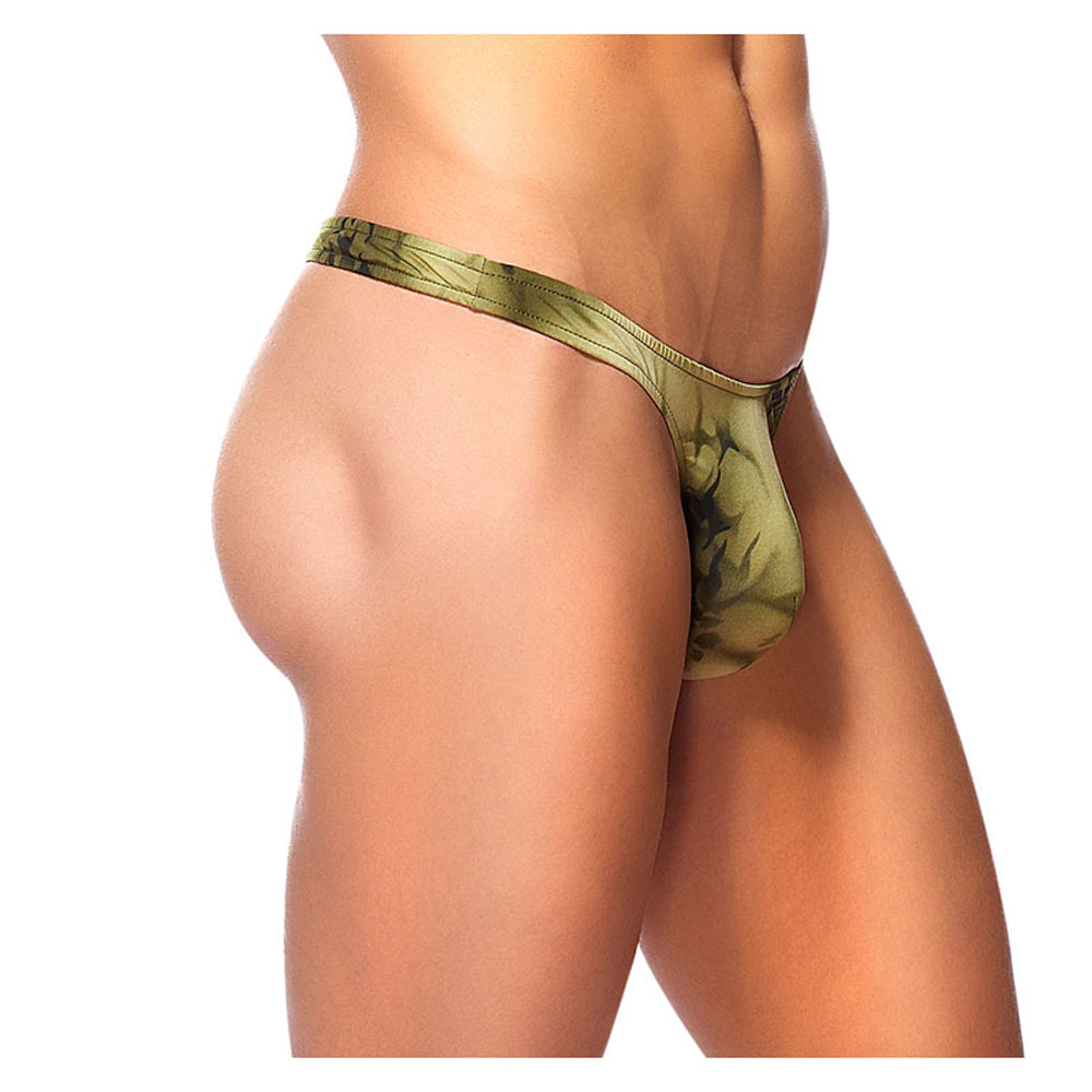 Male Power Skyview Bong Thong Olive L/XL