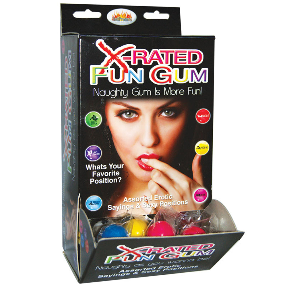 X-Rated Fun Gum Wall Mount DP (50pcs)