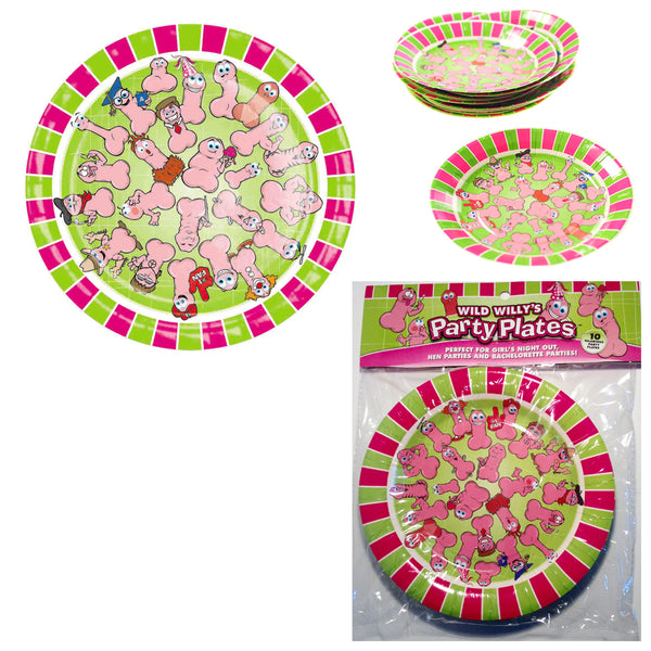 Wild Willy Party Plates