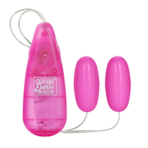 California Exotic Pocket Exotics Vibrating Double Pink Passion Bullets