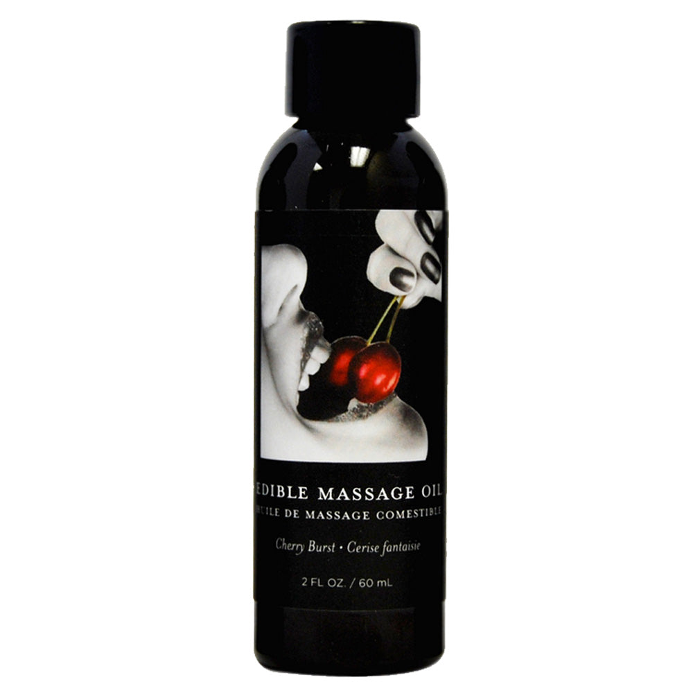 Earthly Body Edible Massage Oil Cherry 2oz