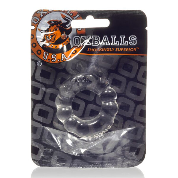 Oxballs Atomic Jock 6-Pack Cockring - Clear