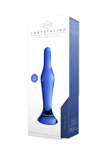 Chrystalino Flask Blue