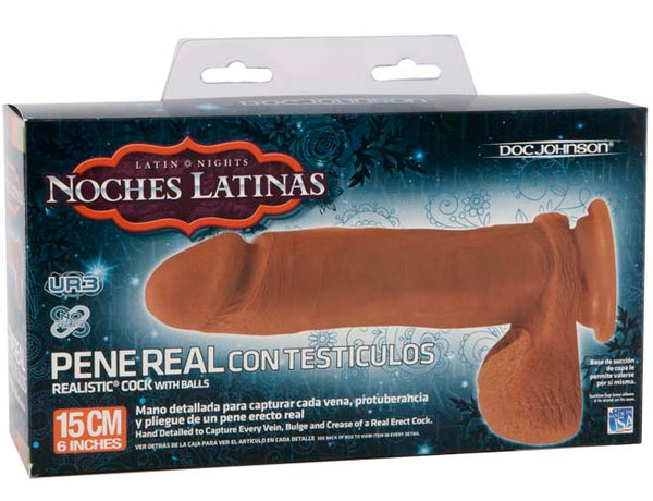 Noches Latinas 6 inch Ur3 Realistic Cock