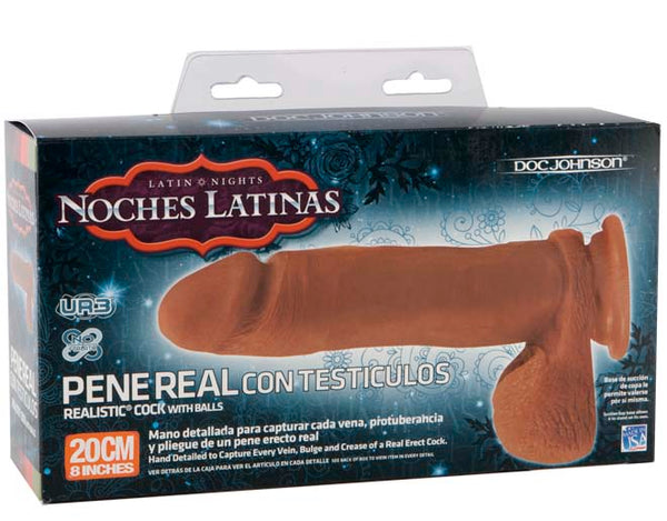 Noches Latinas 8 inch Ur3 Realistic Cock