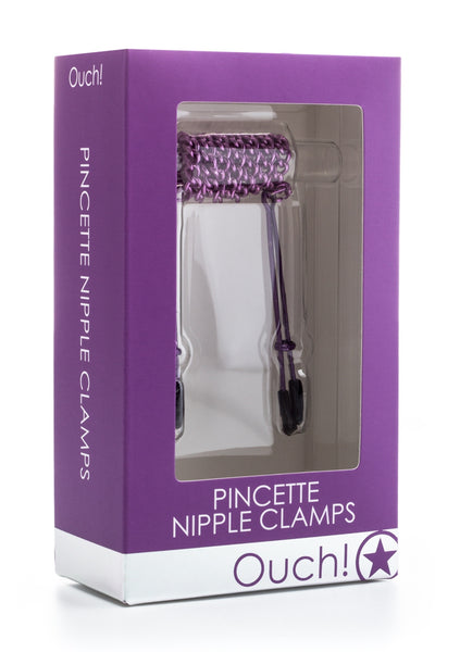 Pincette Nipple Clamps - Purple