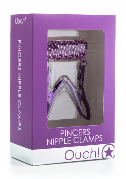 Pincers Nipple Clamps - Purple