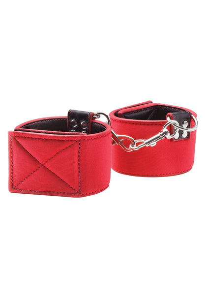 Reversible Ankle Cuffs - Red