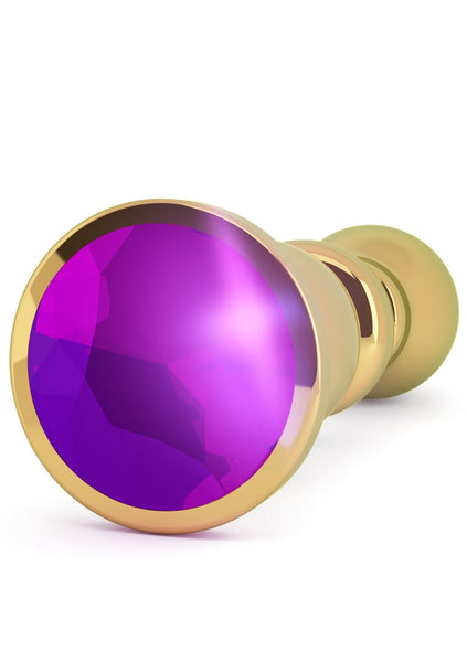 Rich R2 - Gold Plug - 4.8 Inch - Purple Sapphire