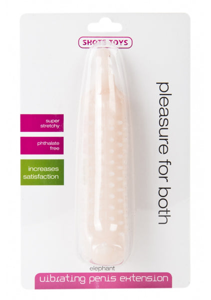 Elephant Vibrating Penis Extension - Skin