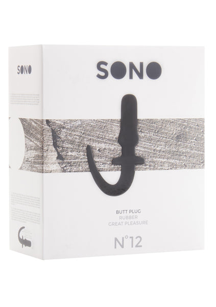 Sono No.12 - Butt Plug - 4 Inch - Black