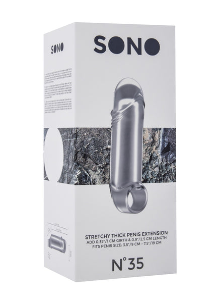 Sono No.35 - Stretchy Thick Penis Extension - Translucent