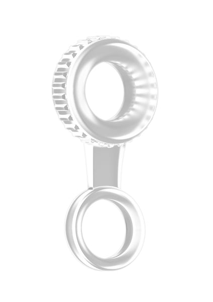 Sono No.47 - Cockring with Ball Strap - Translucent