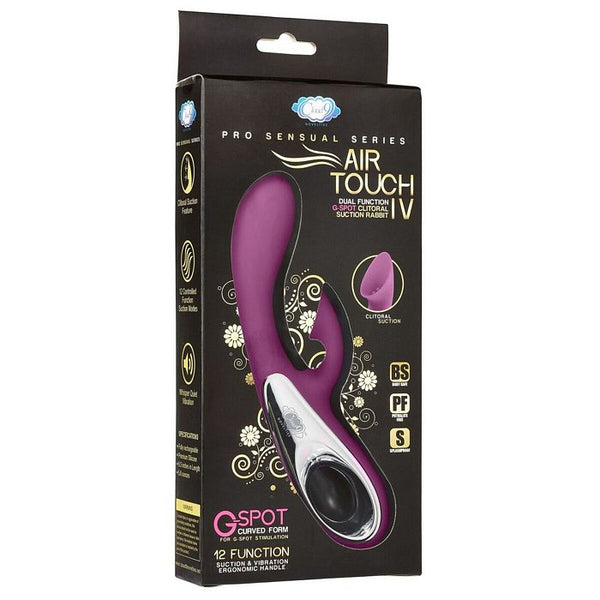 Cloud 9 - Pro Sensual Air Touch Iv G Spot Dual Function Clitoral Suction Rabbit