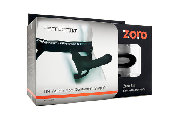 Perfect Fit Zoro 6.5 inch Strap-On - Black