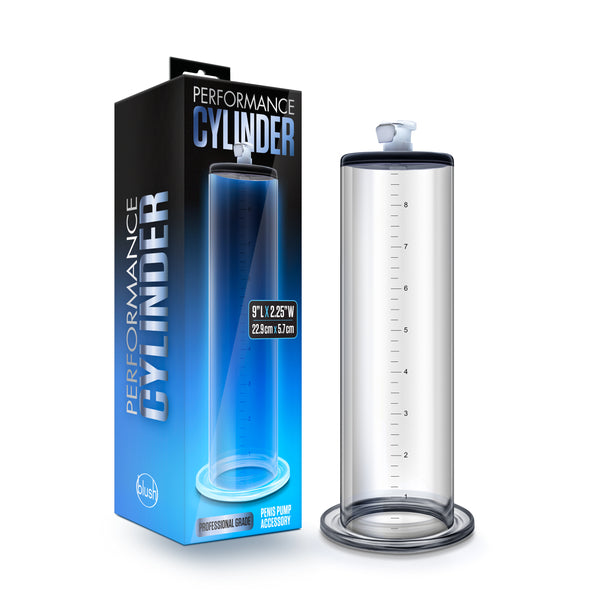 Performance  9 Inch X 2.25 Inch Penis Pump  Cylinder  Clear