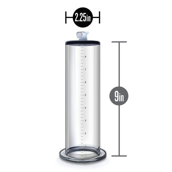 Performance  9 Inch X 2.25 Inch Penis Pump  Cylinder  Clear