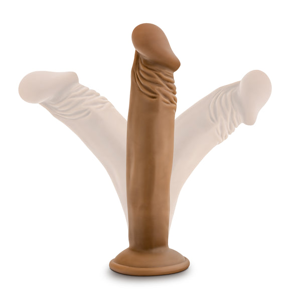 Dr. Skin  -  Dr. Small  -  6  Inch  Dildo  - Mocha