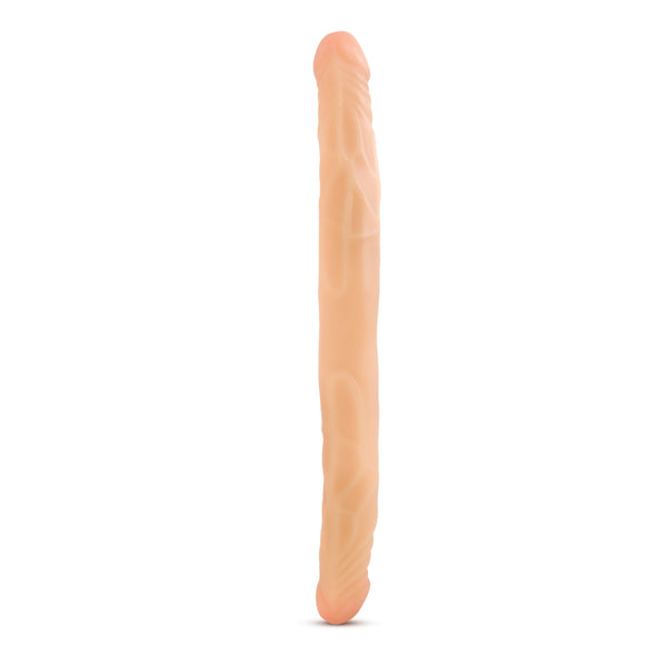 B Yours 14" Double Dildo - Beige