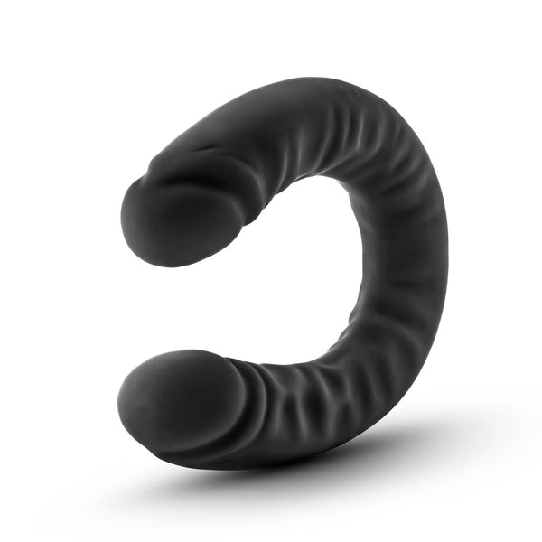 Ruse - Silicone Double Headed Dildo - 18 Inch - Black