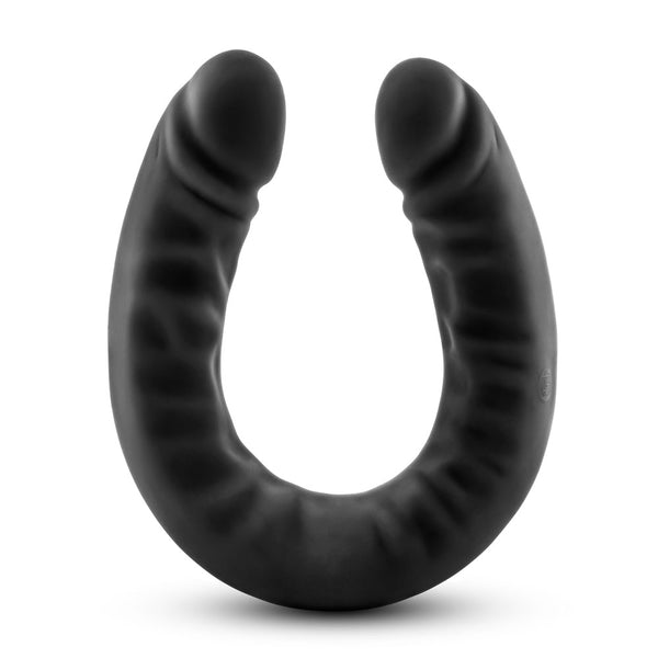 Ruse - Silicone Double Headed Dildo - 18 Inch - Black