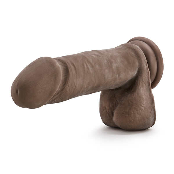 Au Naturel 8" Sensa Feel Dildo - Chocolate