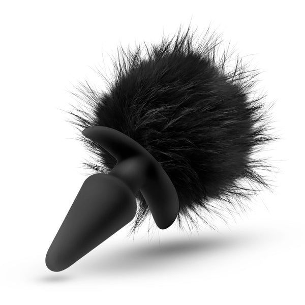 Temptasia - Bunny Tail Pom Plug - Black