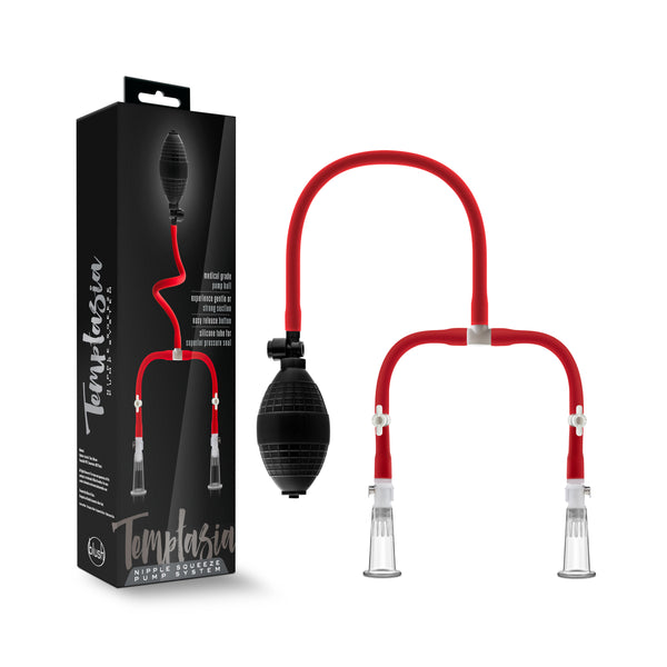 Temptasia - Nipple Squeeze Pump System  Black