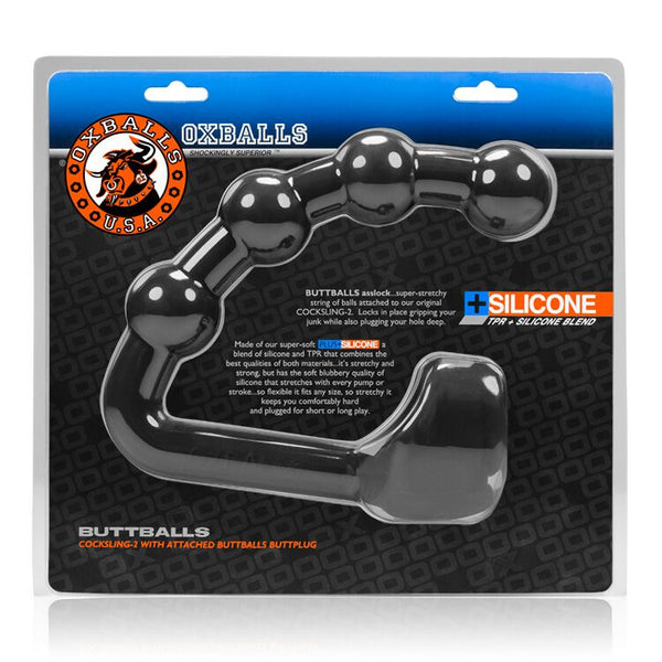 OxBalls BUTTBALLS Asslock & Sling BLACK ICE