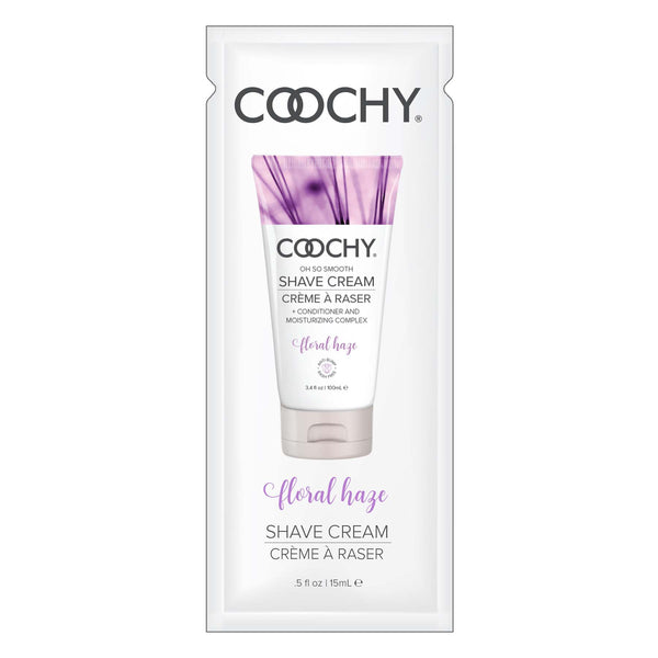 Coochy Shave Cream - Floral Haze - 15 ml Foils 24 Count Display