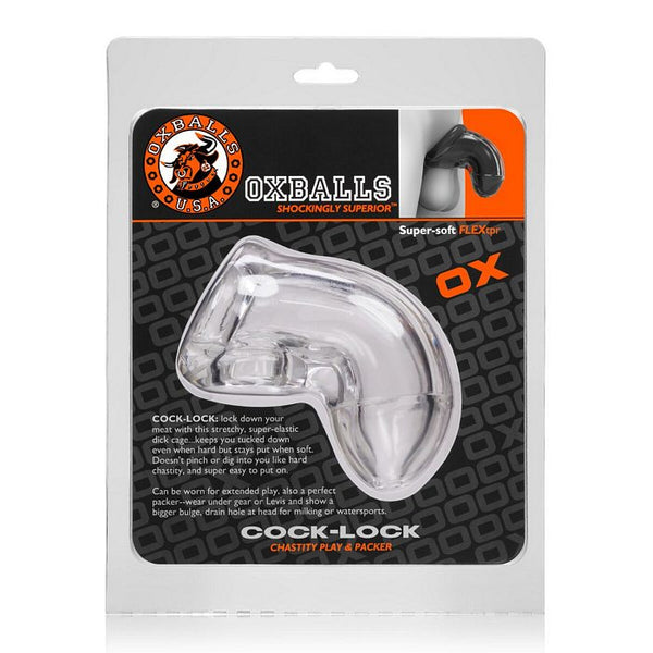 Oxballs Cock Lock Cock Cage - Clear