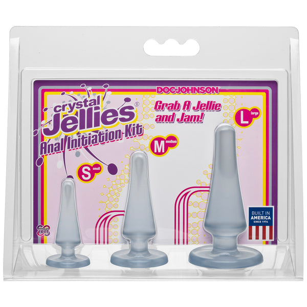 Crystal Jellies Anal Initiation Kit - Clear