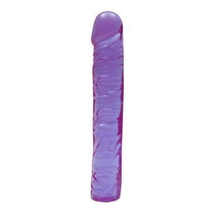 Crystal Jellies 10 inch Classic Dildo - Purple