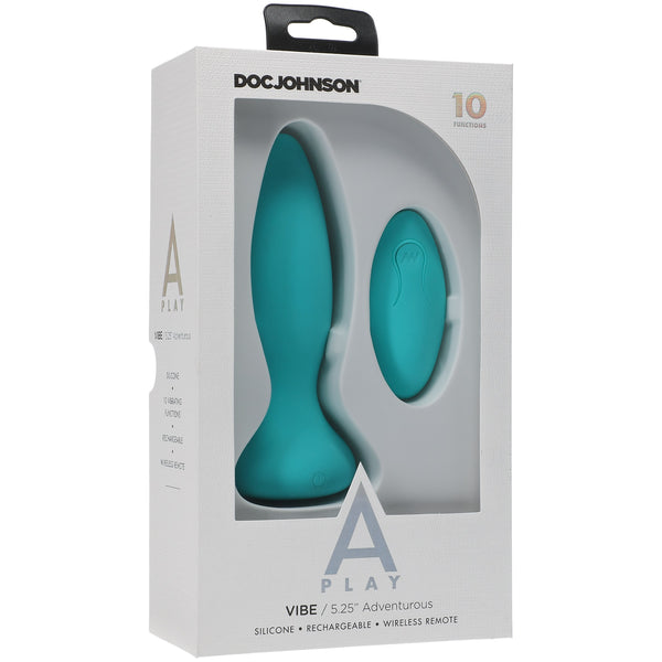 A-Play - Vibe - Adventurous - Rechargeable  Silicone Anal Plug With Remote