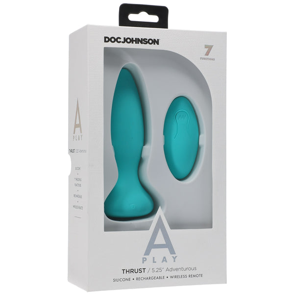 A-Play - Thrust - Adventurous - Rechargeable  Silicone Anal Plug With Remote