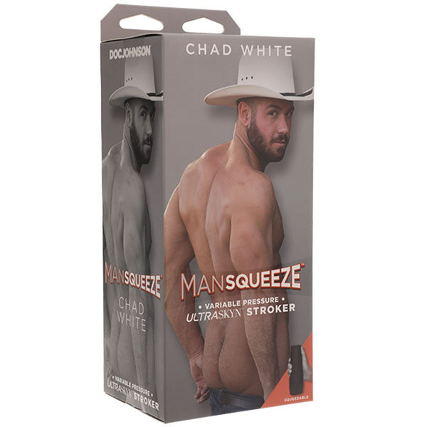 Man Squeeze - Chad White - Ultraskyn Stroker -  Ass