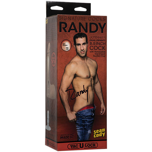 Signature Cocks - Randy - 8.5 Inch Ultraskyn Cock With Removable Vac-U-Lock Suction Cup